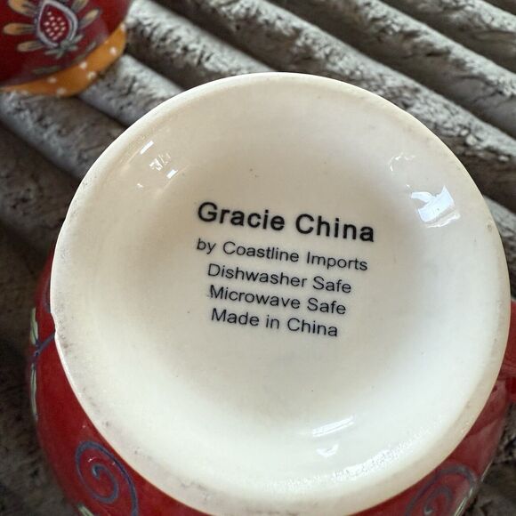 Dutch Wax Hand Painted Mug-By Coastline Imports. Bright Colors Accented - Picture 6 of 7